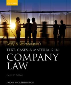 Cover for Sealy & Worthington's Text, Cases, and Materials in Company Law book
