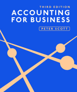 Cover for Accounting for Business book