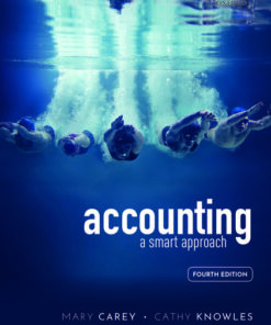 Cover for Accounting: A smart approach book