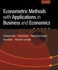 Cover for Econometric Methods with Applications in Business and Economics book