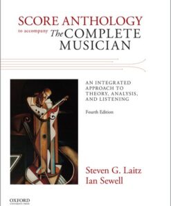 Cover for Score Anthology to Accompany The Complete Musician book