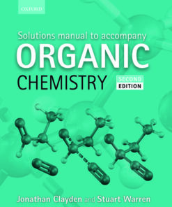 Cover for Solutions Manual to accompany Organic Chemistry book