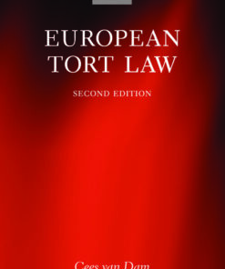 Cover for European Tort Law book