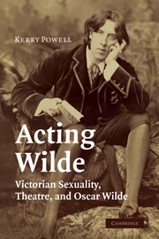 Cover for Acting Wilde book