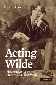 Cover for Acting Wilde book