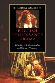 Cover for The Cambridge Companion to English Renaissance Drama book