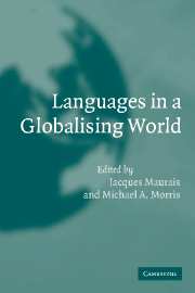 Cover for Languages in a Globalising World book