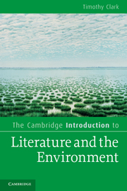 Cover for The Cambridge Introduction to Literature and the Environment book