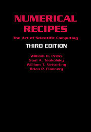 Cover for Numerical Recipes book