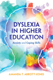 Cover for Dyslexia in Higher Education book
