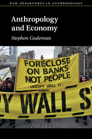 Cover for Anthropology and Economy book