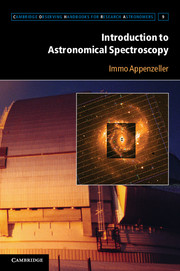 Cover for Introduction to Astronomical Spectroscopy book
