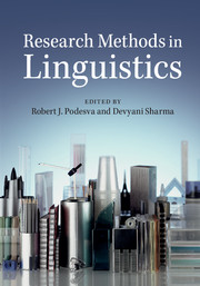 Cover for Research Methods in Linguistics book