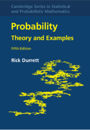Cover for Probability book