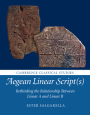 Cover for Aegean Linear Script(s) book