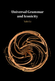 Cover for Universal Grammar and Iconicity book