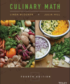 Cover for Culinary Math, 4th Edition book