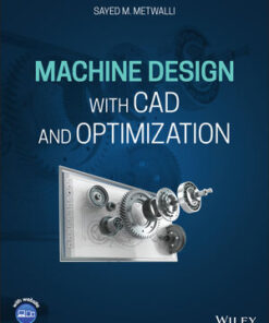 Cover for Machine Design with CAD and Optimization book