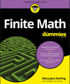 Cover for Finite Math For Dummies book