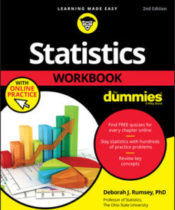 Cover for Statistics Workbook For Dummies with Online Practice, 2nd Edition book