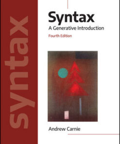Cover for Syntax: A Generative Introduction, 4th Edition book