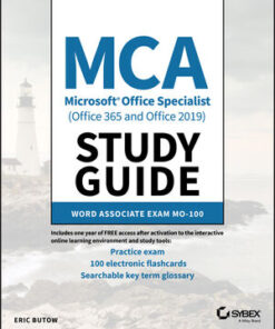 Cover for MCA Microsoft Office Specialist (Office 365 and Office 2019) Study Guide: Word Associate Exam MO-100 book