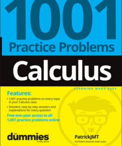 Cover for Calculus: 1001 Practice Problems For Dummies (+ Free Online Practice) book