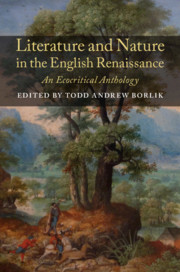 Cover for Literature and Nature in the English Renaissance book