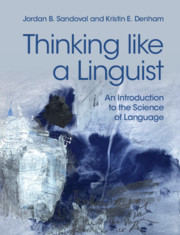 Cover for Thinking like a Linguist book