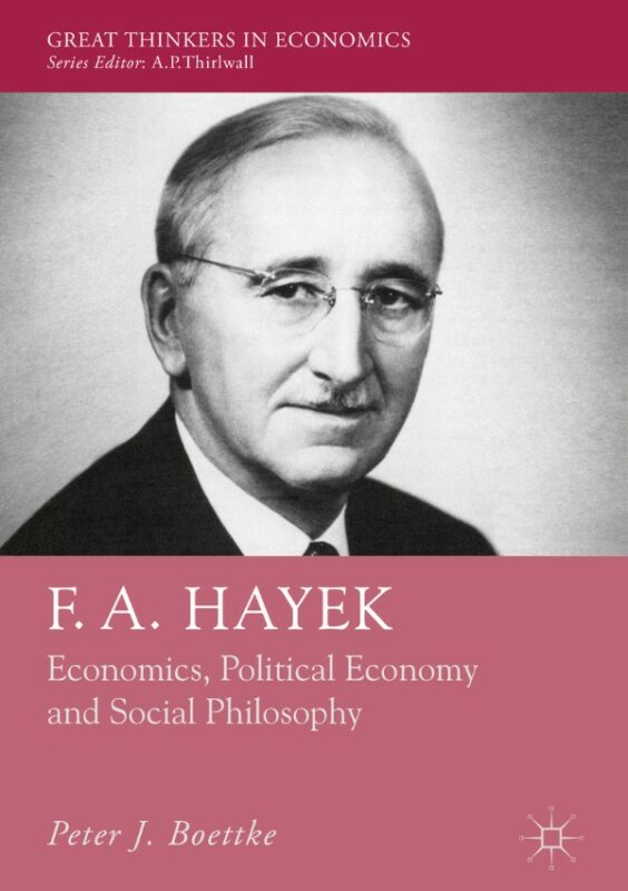 Cover for F. A. Hayek book