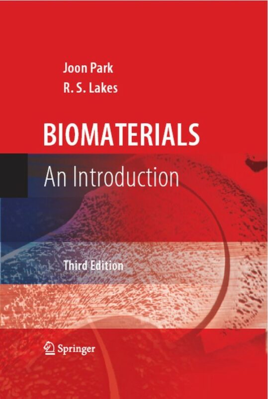 Cover for Biomaterials book