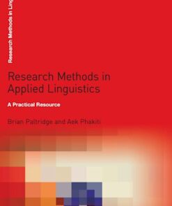 Cover for Research Methods in Applied Linguistics book