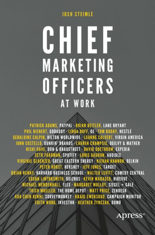 Cover for Chief Marketing Officers at Work book