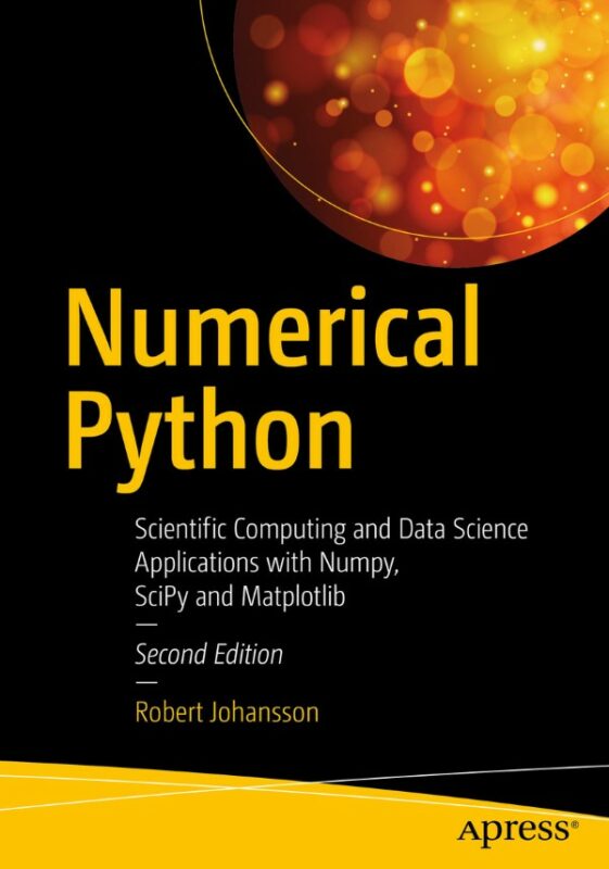Cover for Numerical Python book