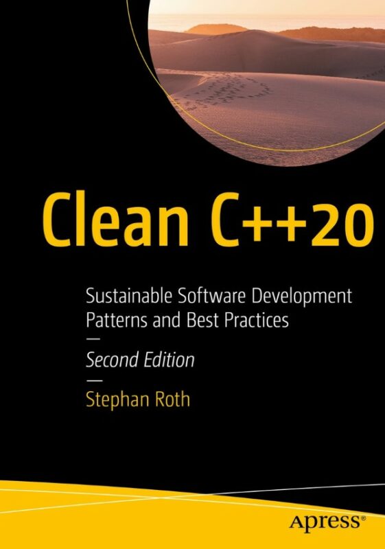 Cover for Clean C++20 book