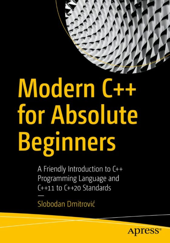 Cover for Modern C++ for Absolute Beginners book