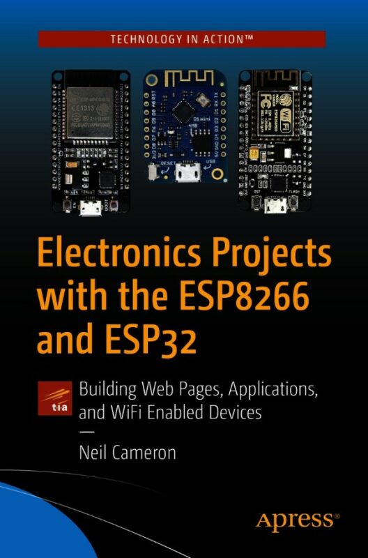 Cover for Electronics Projects with the ESP8266 and ESP32 book