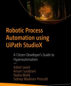 Cover for Robotic Process Automation using UiPath StudioX book
