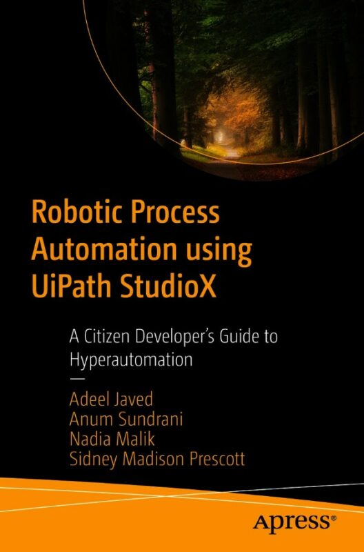 Cover for Robotic Process Automation using UiPath StudioX book