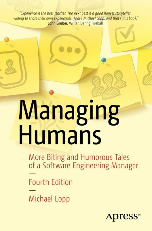 Cover for Managing Humans book