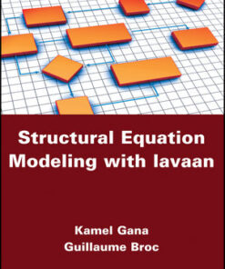 Cover for Structural Equation Modeling with lavaan book