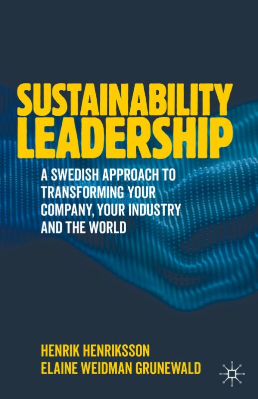 Cover for Sustainability Leadership book