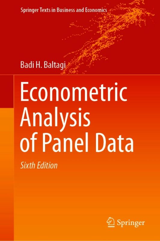 Cover for Econometric Analysis of Panel Data book