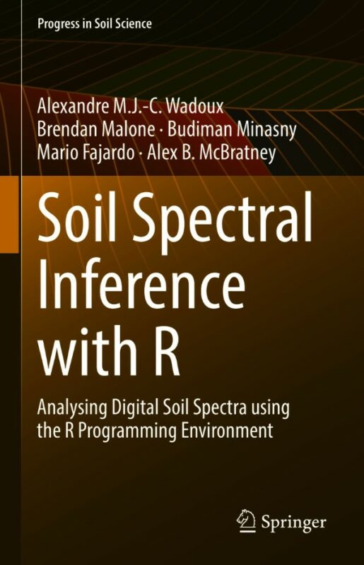 Cover for Soil Spectral Inference with R book