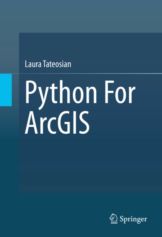 Cover for Python For ArcGIS book