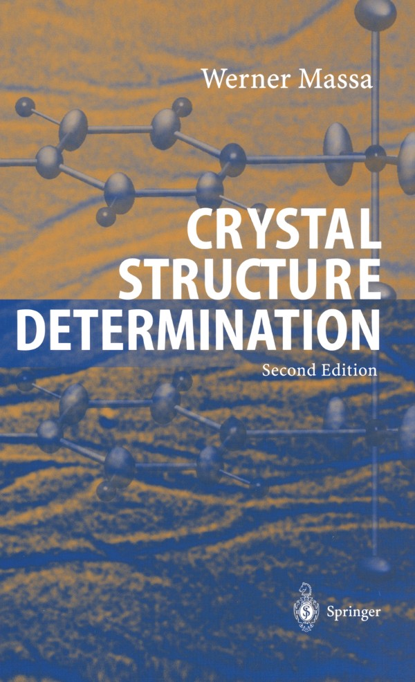 Cover for Crystal Structure Determination book