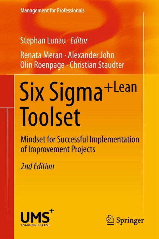 Cover for Six Sigma+Lean Toolset book