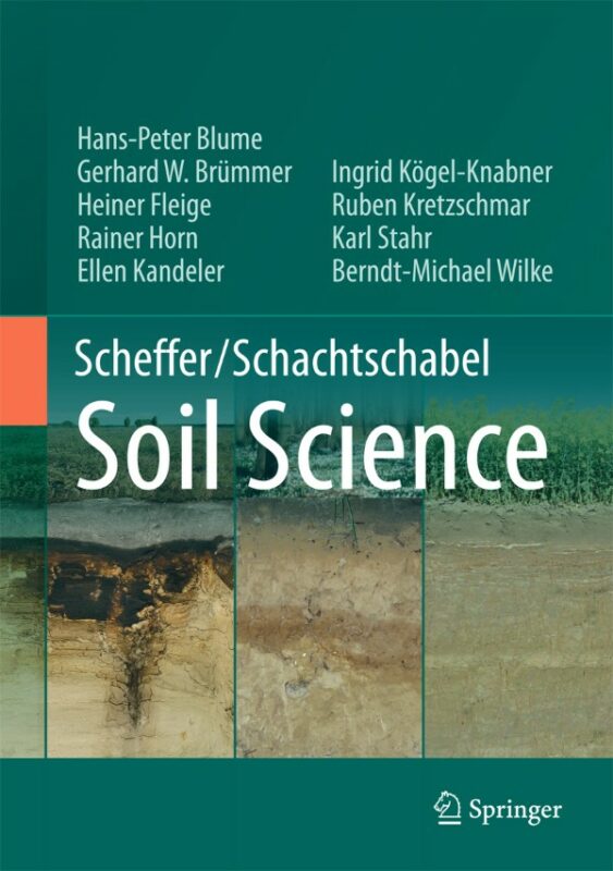 Cover for Scheffer/Schachtschabel Soil Science book
