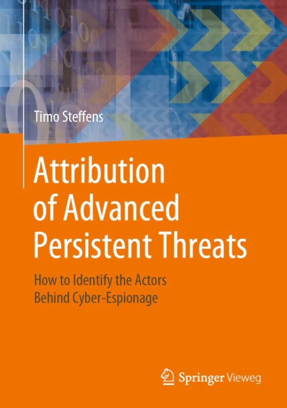 Cover for Attribution of Advanced Persistent Threats book