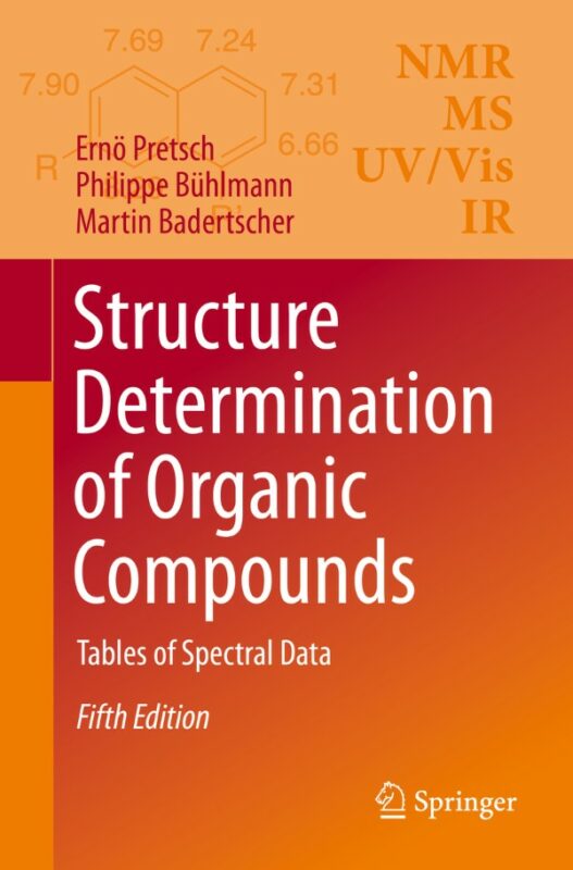 Cover for Structure Determination of Organic Compounds book